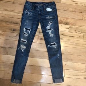 American Eagle super low jegging